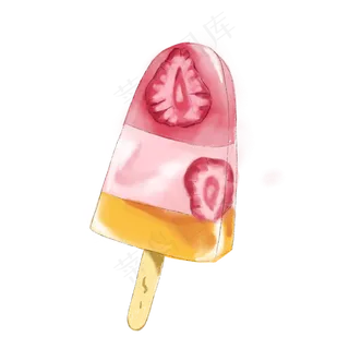手绘水果冰棍下载