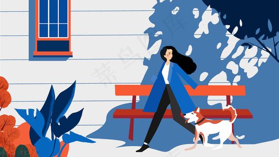 春天踏春出游风景