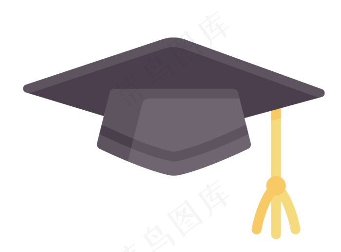 学士帽子高考工具(2751*2039px 300 dpi )ai矢量模版下载