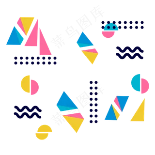 创意设计图案孟菲斯