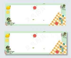 夏日水果场景banner
