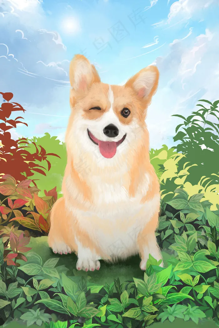 宠物萌系治愈可爱(3545X5315(DPI:300))psd模版下载