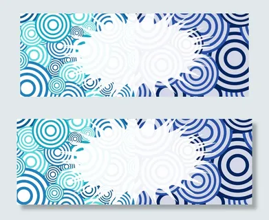 扁平风复杂圆圈电商科技商务