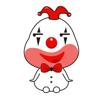 愚人节小丑可爱卡通