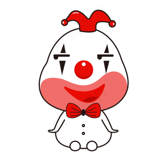 愚人节小丑可爱卡通