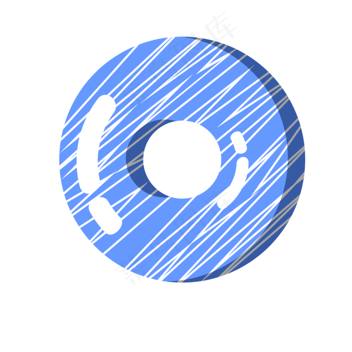 夏至游泳圈矢量插画PNG