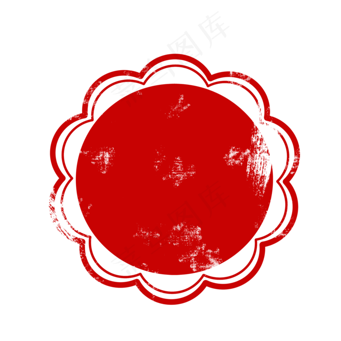 手绘复古印章边框,免抠元素(2000*2000px 300 dpi )psd模版下载
