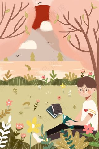 世界读书日夏日读书初夏小清新