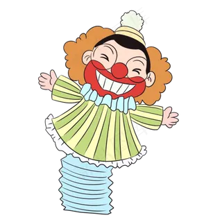 可爱卡通愚人节小丑,免抠元素