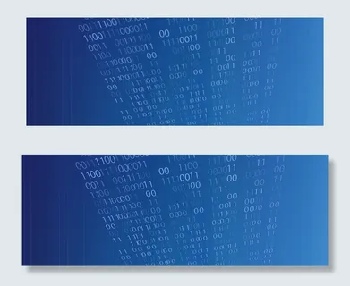 科技蓝色线条banner