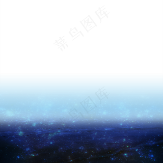 唯美星海蓝色免抠图