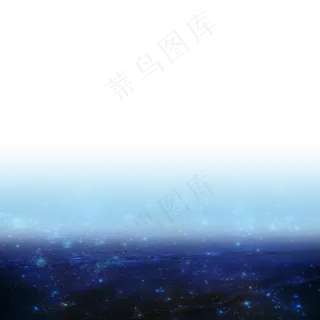 唯美星海蓝色免抠图