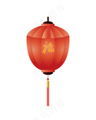 矢量手绘中国挂饰,免抠元素