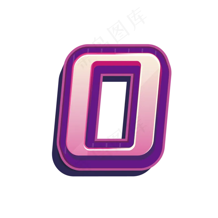 数字0(500X500)eps,ai矢量模版下载