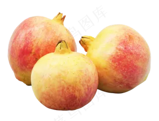 黄红色甜石榴,免抠元素