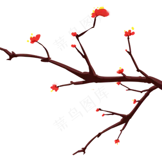 花枝招展春天的花枝