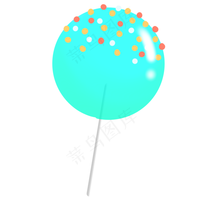 儿童节棒棒糖蓝色(2000X2000(DPI:300))psd模版下载