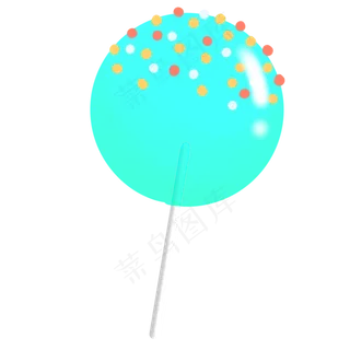 儿童节棒棒糖蓝色