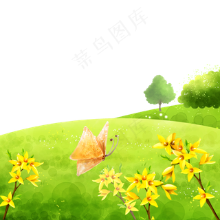 美丽的春季风景景色