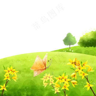 美丽的春季风景景色