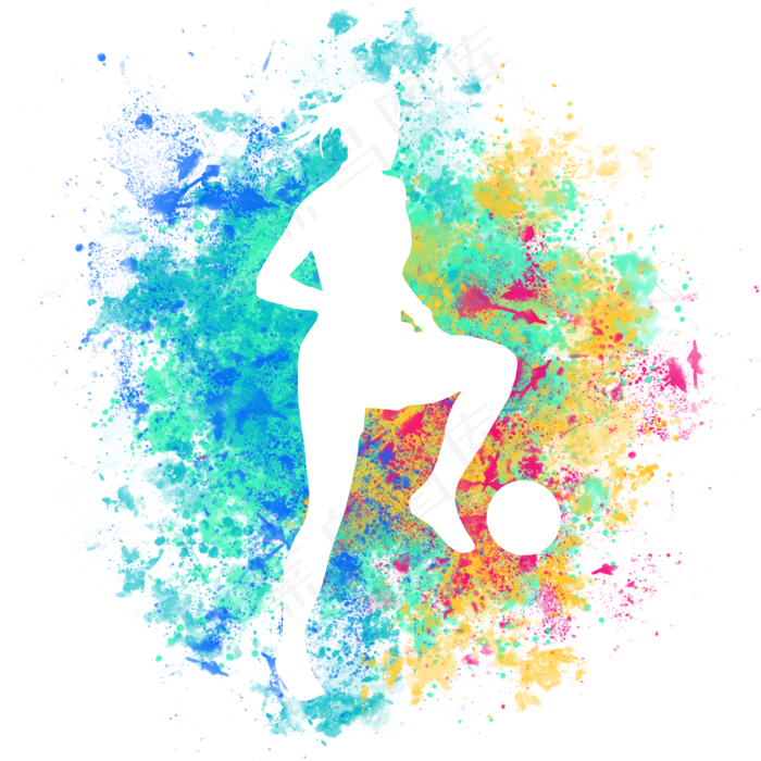 开学季足球社团招新剪影,免抠元素