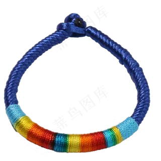 蓝色的五彩绳小产品