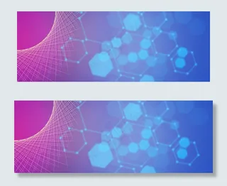 博鳌亚洲论坛渐变几何线条