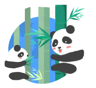 世界地球日熊猫
