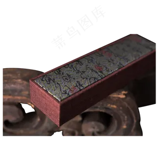 灰色木质包装盒子元素