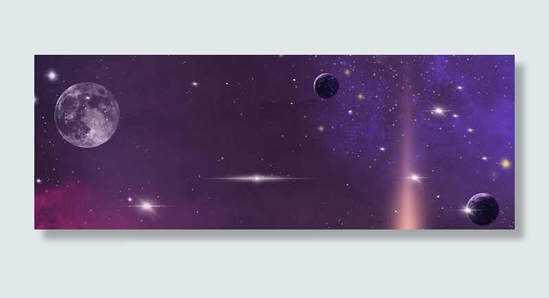 紫色星空星云星星背景