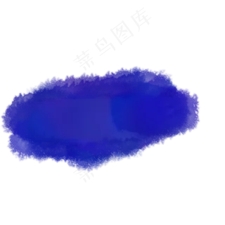 深蓝色水彩涂鸦笔刷