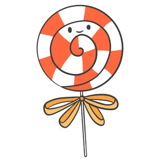 儿童节糖果圆形卡通