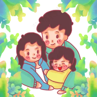 爸爸巨大温暖的怀抱中