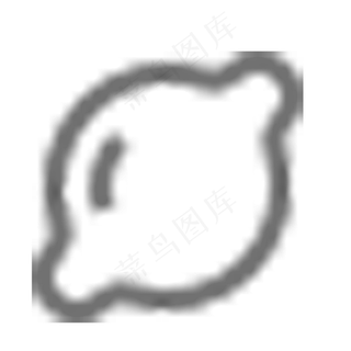 卡通的芒果水果