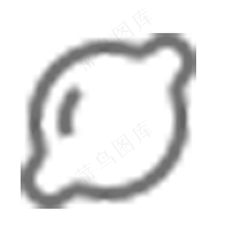 卡通的芒果水果