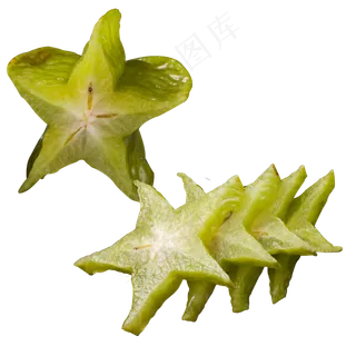 实拍果园果林水果杨桃