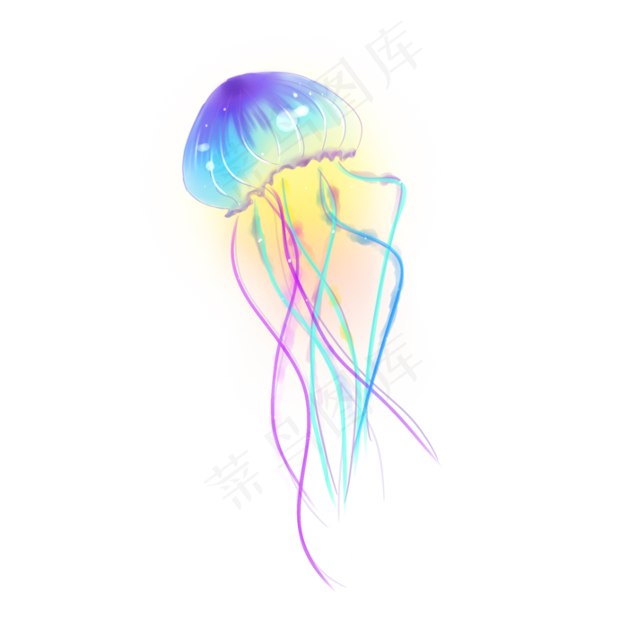 水母(2000X2000(DPI:300))psd模版下载