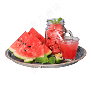 夏季西瓜水果拼盘