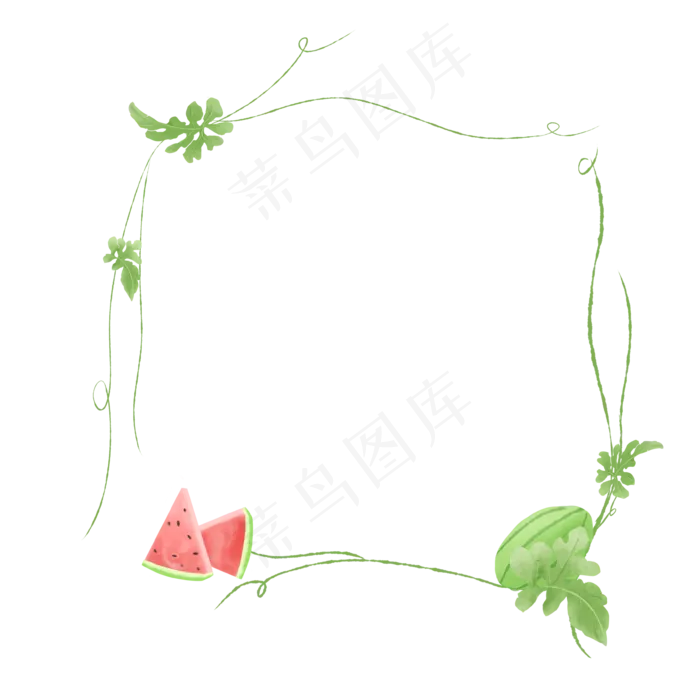 二十四传统节气夏至边框(3543X3543(DPI:299))psd模版下载