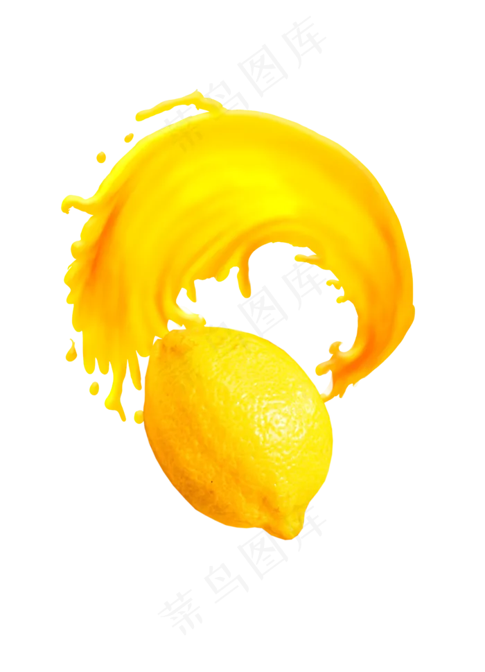 黄色柠檬水果(2600X3600(DPI:300))psd模版下载
