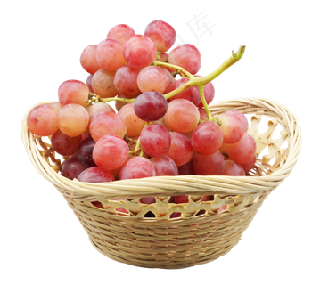 一篮水果葡萄,免抠元素