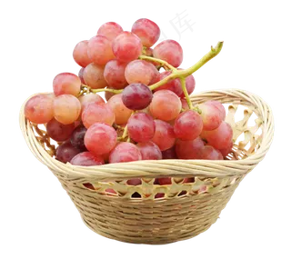 一篮水果葡萄,免抠元素