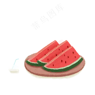 矢量大暑节气设计元素