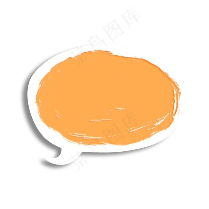 喷墨墨迹扁平气泡框12(2048X2048(DPI:300))psd模版下载
