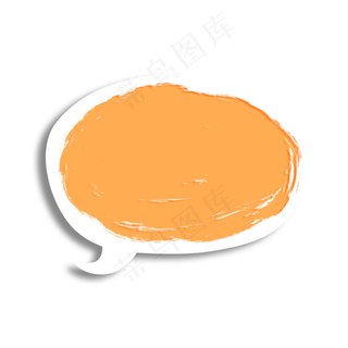 喷墨墨迹扁平气泡框12