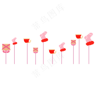 圣诞节节日挂饰装饰,免抠元素