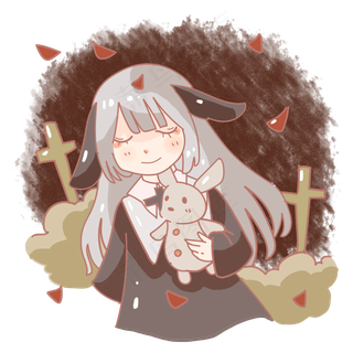 哥特十字架萝莉png