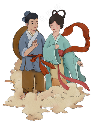 七夕节牛郎和织女