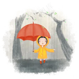 春雨节气可爱散时节农历春天PNG,免抠元素 春雨节气可爱散时节农历春天PNG,免抠元素