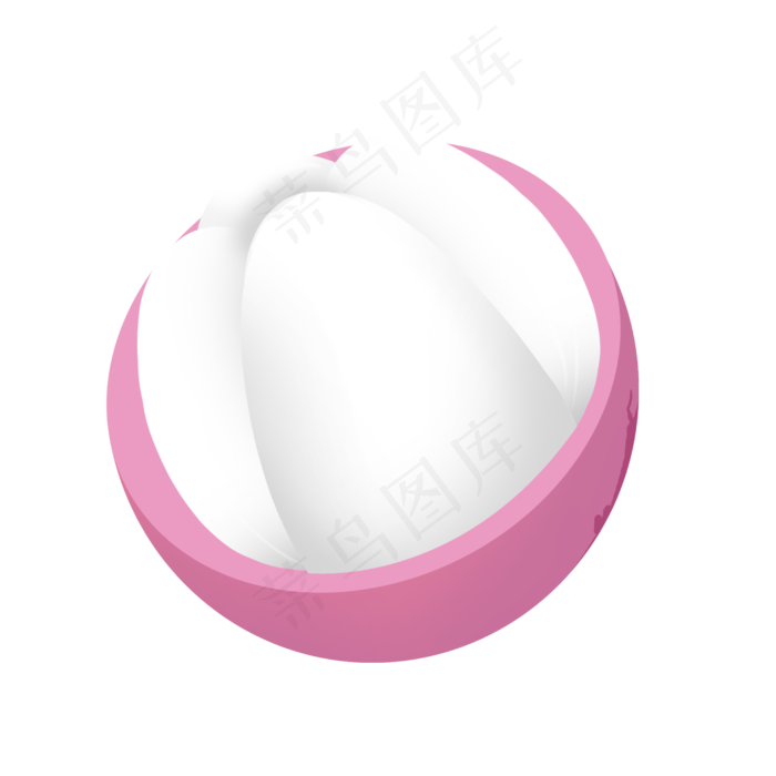 新鲜水果白色山竹